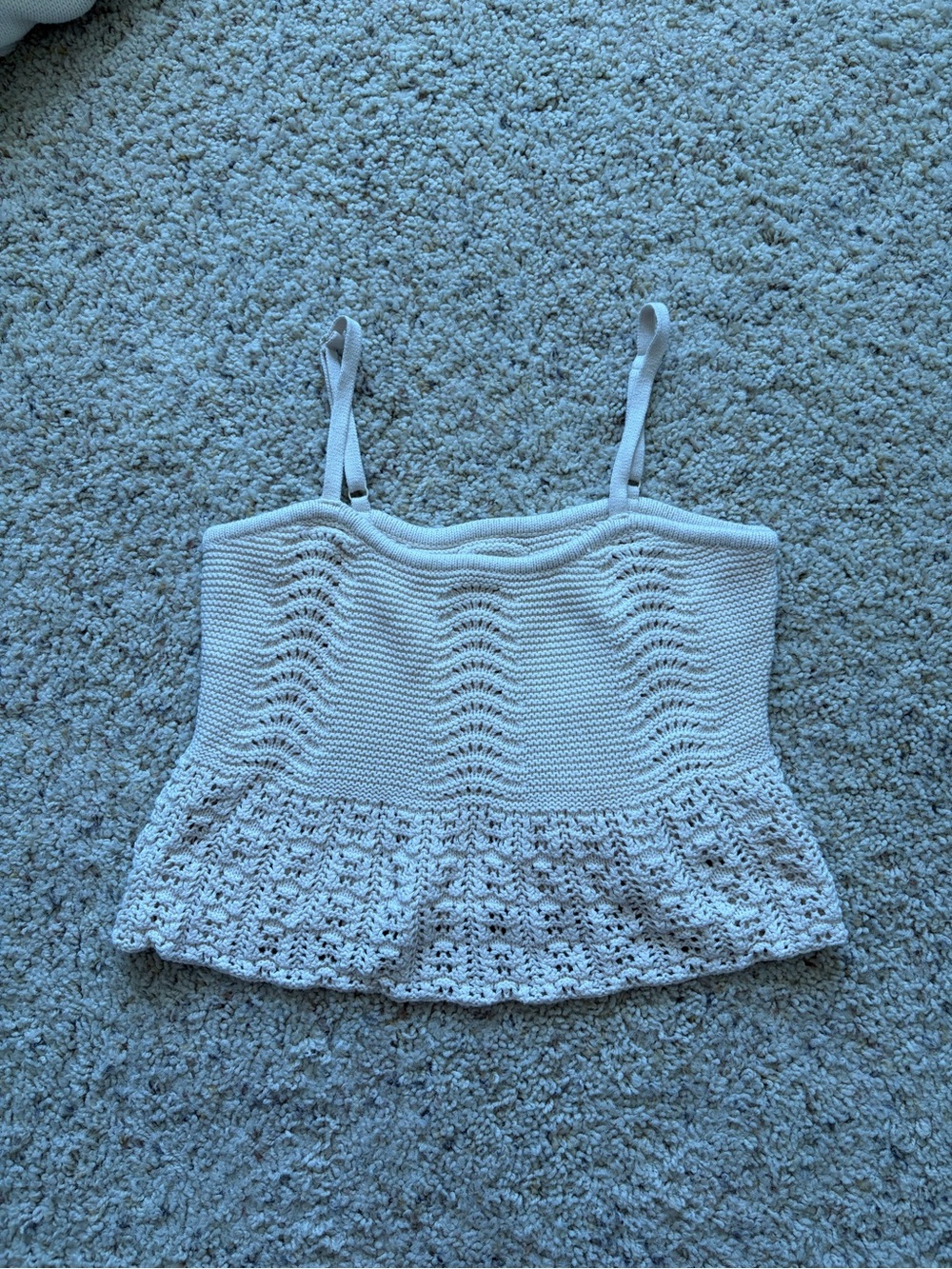 Aeropostale Cream Knitted Blouse